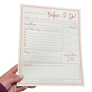 Wedding Planning Checklist before I do!